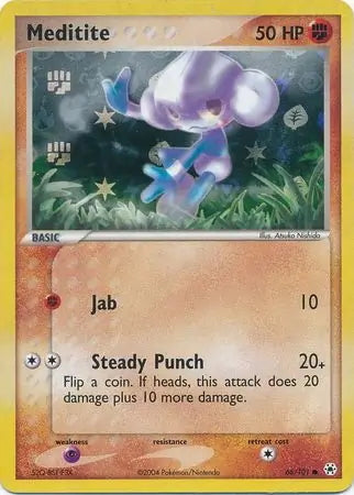 EX Hidden Legends Meditite #66/101 reverse holo